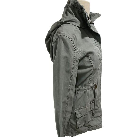 Small Cotton on Outerwear Army Green Hooded Field Jacket - Picture 6 of 9